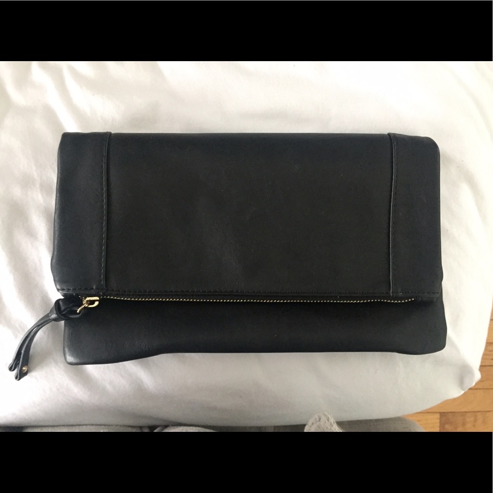 Francescas Black Clutch